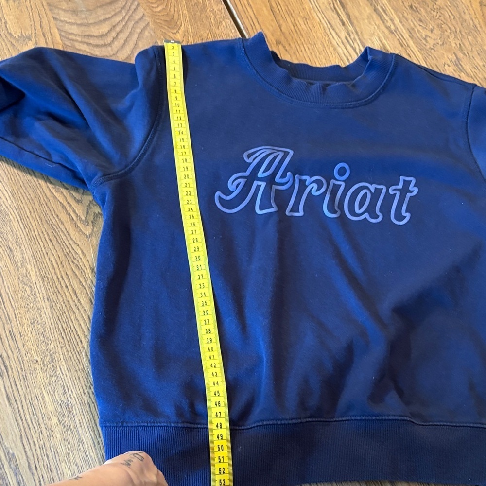 Ariat Women's Dark Navy Crew Neck Sweate💙 - Picture 7 of 8